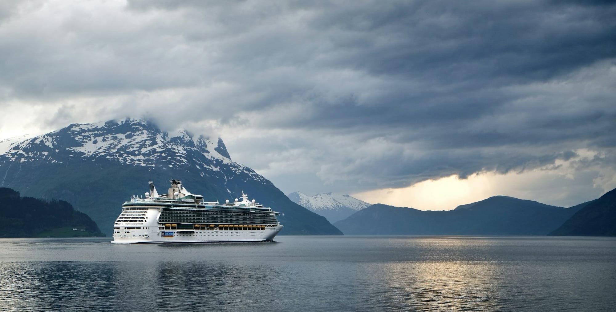 white and gray cruise ship on body of water